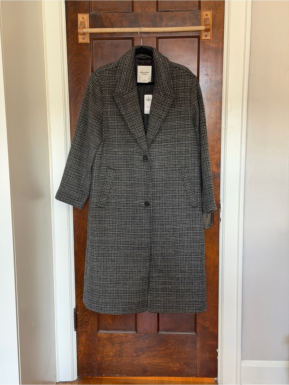 Abercrombie Wool Blend Dad Coat